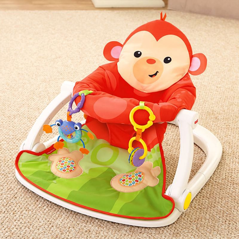 FisherPrice® SitMeUp Floor Seat With Tray Monkey
