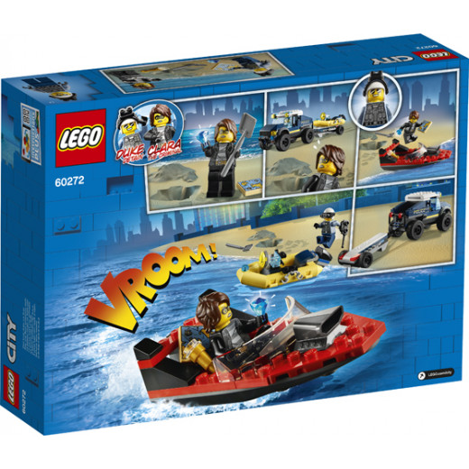 LEGO Elite Police Boat Transport, 166 Pieces