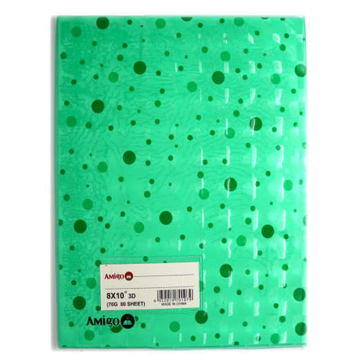 Amigo Notebook 80 Sheet Green