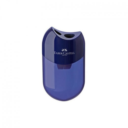 Faber Castell Sharpener Double Hole, Blue