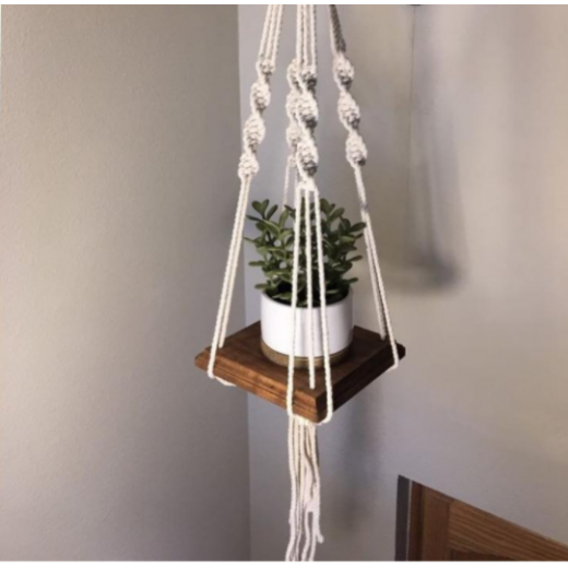 Tala's Made Macrame Shelf Hanger, 150cm