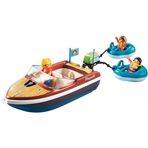 Playmobil - Speedboat with Tube Riders
