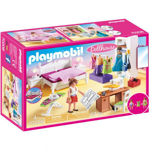 Playmobil Bedroom With Sewing Corner 67 Pcs For Children