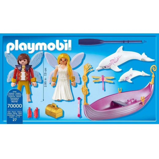 Playmobil Romantic Fairy Boat 27 Pieces For Children