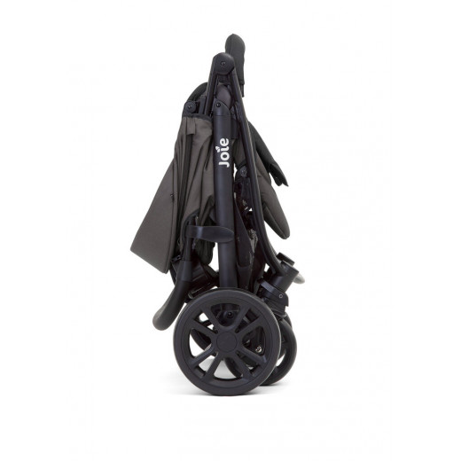 Joie litetrax 4 wheel pushchair stroller coal
