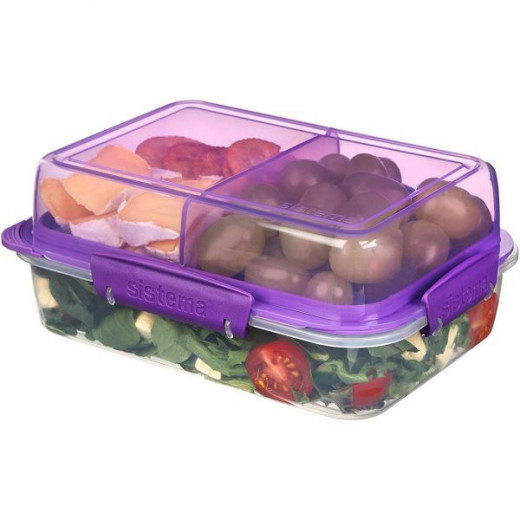 Sistema To Go Rectangle Lunch Stack Box, 1.8L - Blue