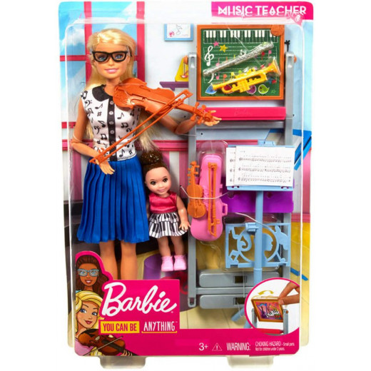 barbie musician doll & playset brunette