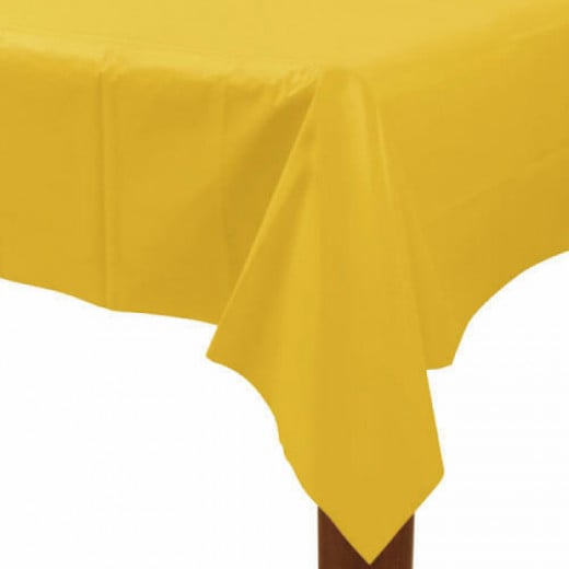 Amscan - Plastic Table Cover Rectangular - Yellow Sunshin