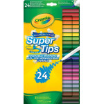 Crayola Supertips Washable Markers 24 Pack 1X24