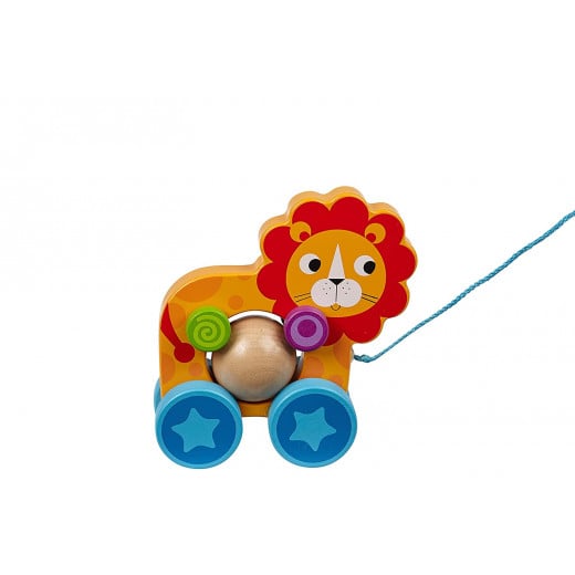 Little Rollers Wooden Toy Lion