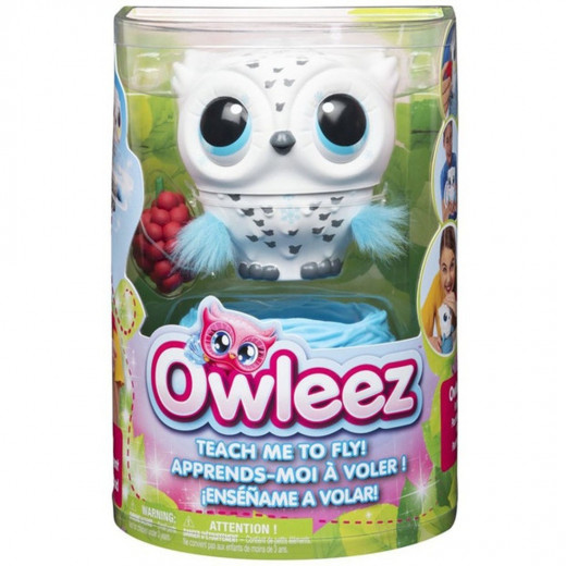 Owleez Interactive Toy - White