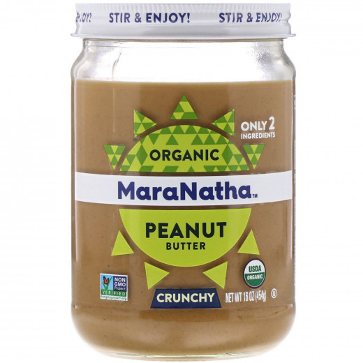Maranatha  Organic Peanut Butter, Crunchy, 454g