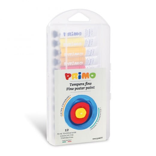 Primo Poster Paint in Tubes 12 Colours