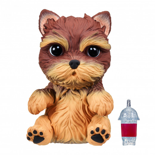 Little Live OMG Pets Soft Squishy Puppy Dog that Comes to Life, Cries and Eats, Yorkie