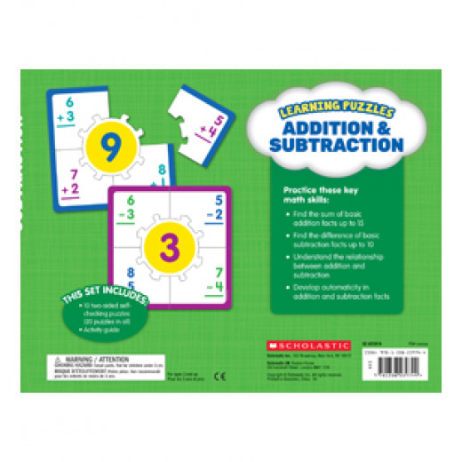 Scholastic Learning Puzzles: Addition & Subtraction
