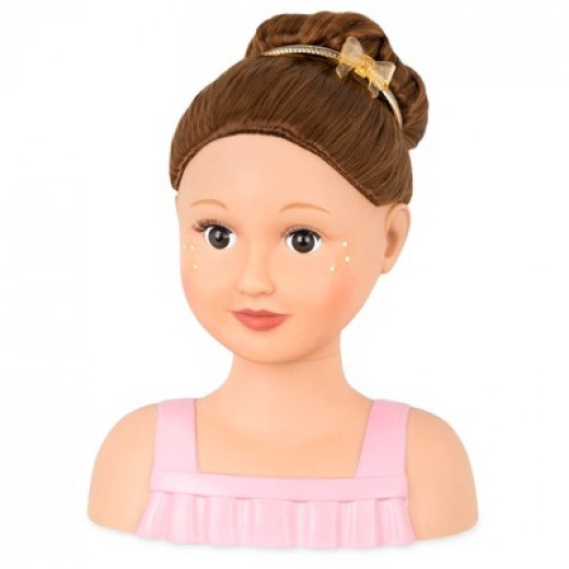Our Generation Talia With Accessories Styling Head Doll Brown Hair