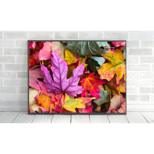 ExtraOrdinary Decorative Wood Framed Wall Art Prints, Mix Fall Posters, A4 size