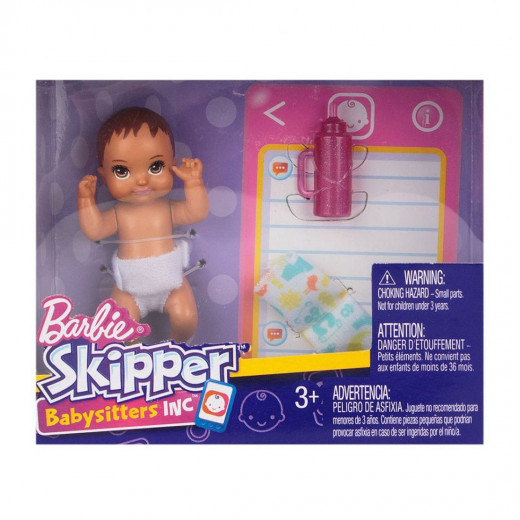 Barbie Skipper Babysitter Inc Doll Baby, Assortment, 1 Pack, Random Selection