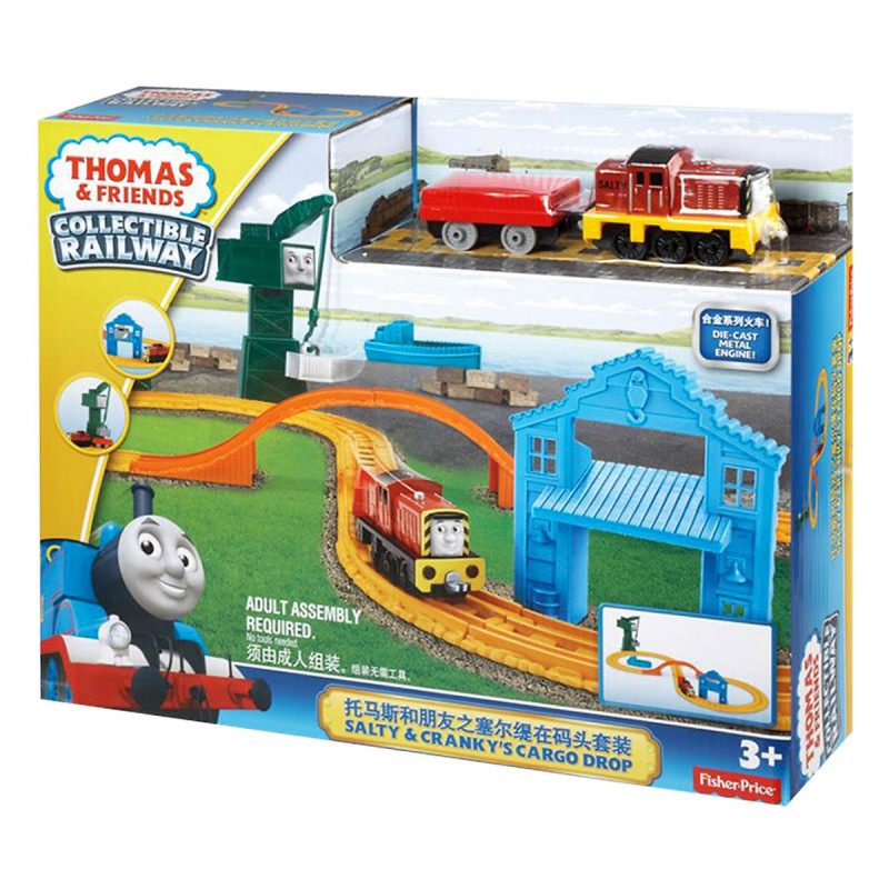 Thomas and Friends Collectible Railway Die-cast Salty and Cranky Cargo Drop 
