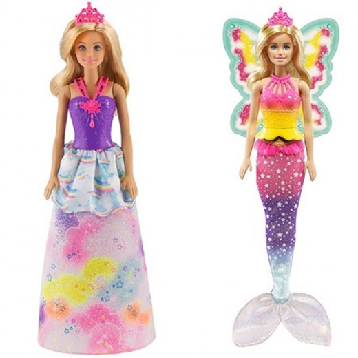 Barbie Dreamtopia Doll with 3 Fairytale Costumes
