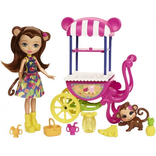 Enchantimals Doll And Animal Friend With Vehicle Built, Assortment- Random Selection