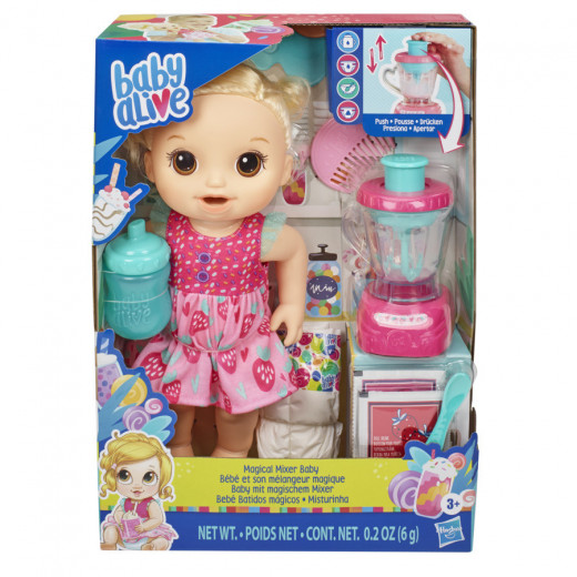 Baby Alive Magical Mixer Baby Doll Strawberry