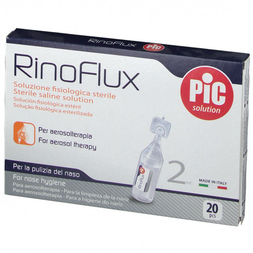 Pic Rinoflux Disposable Physiological Solution - 2ML- 20 PCS