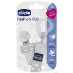 Chicco Fashion Soother Clip Holder - Neutral