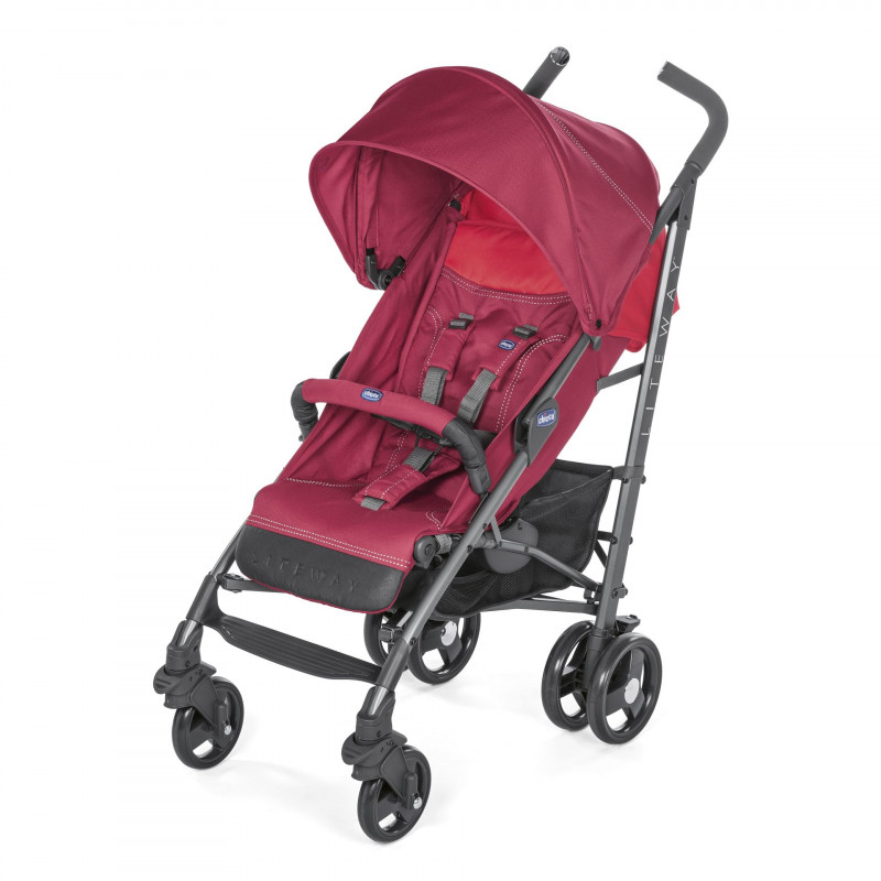 chicco red pushchair