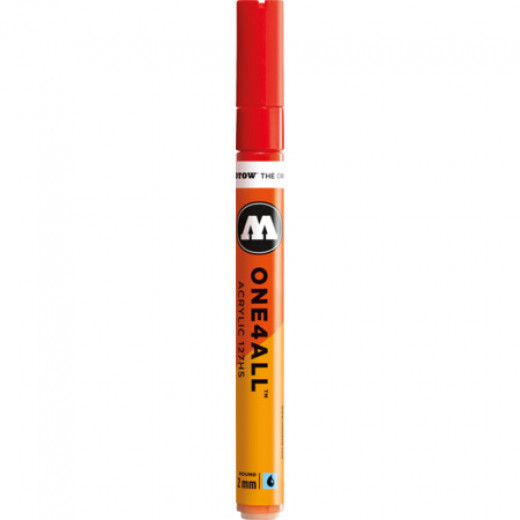 قلم أكريليك  2 مم لون احمر من مولوتو