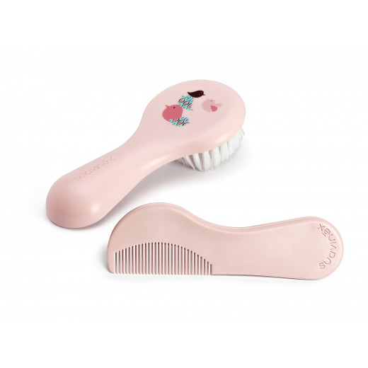Suavinex Brush-comb Set - Pink
