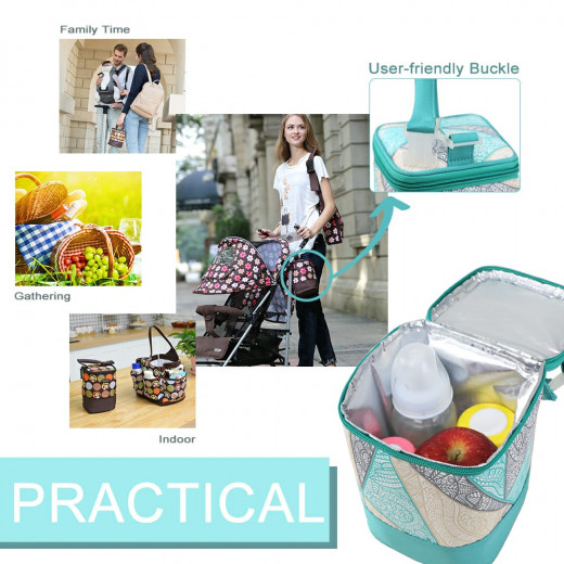 Colorland Handbag Baby Thermo Bottles Insulation Bags Breast Milk Thermal And Warmer Lunch Box