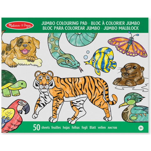 Melissa & Doug Jumbo Coloring Pad - Animal