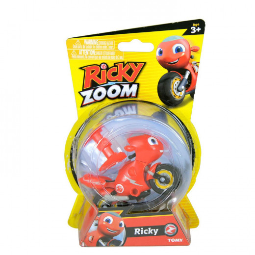 Tomy Ricky Zoom Core 4 Scootio Whizzbang Toy Scooter 3-inch Action Figure, Red