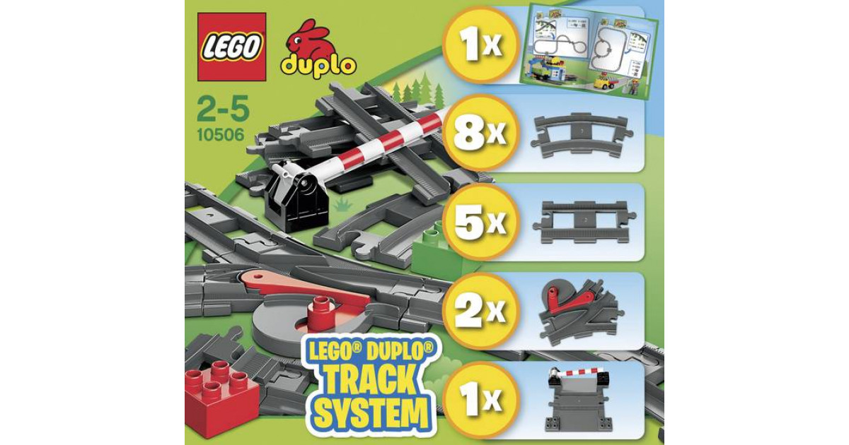  LEGO Duplo 10506 Track System Train Accessory Set