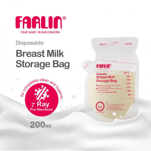 Farlin Breast Milk Storage Bag 200 ml