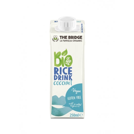 مشروب أرز عضوي خالي من الألبان مع جوز الهند، 250 مل من ذا بريدج بيو