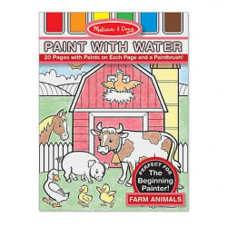دفتر رسم بالالوان المائية من ميليسا اند دو- بتصميم المزرعة حيوانات