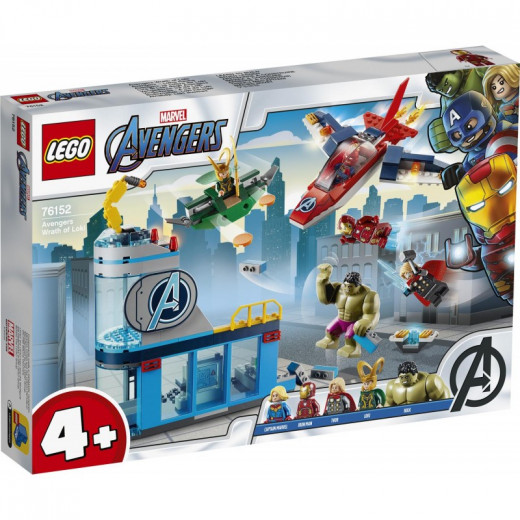Lego Marvel Avengers Wrath Of Loki Set, Super Heroes Series With Iron Man & Hulk Figure