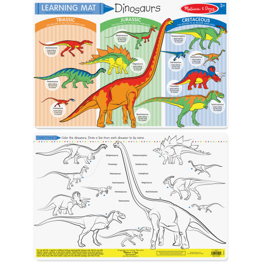 حصيرة التعلم ميليس, ديناصور, ميليسا آند دوج