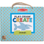 Melissa & Doug Play, Draw, Create Reusable Drawing & Magnet Kit - Ocean
