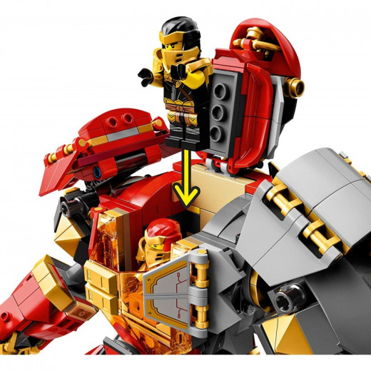 Lego Ninjago Fire Stone Mech Toy, Ninja Action Figure 71720
