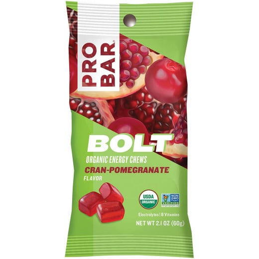 PROBAR® 1054 - 2.1 oz. Bolt Cran-Pomegranate Organic Energy Chews