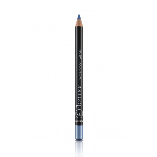 Flormar Waterproof Eyeliner Pencil, 109 Baby Blue