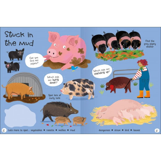 Miles Kelly - Lots to Spot Sticker Book: On the Farm!