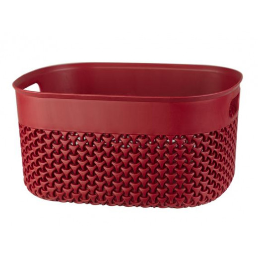 Madame Coco - Curvy Knit Large Basket - Carmen Red