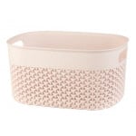 Madame Coco - Curvy Knit Small Basket - Soft Powder