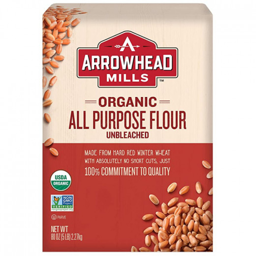 Arrowhead Mills Organic Unbleached All Purpose White Flour 2.27kg