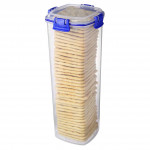 Sistema Klip It Cracker Biscuit Food Storage ,large 1.8 L -Clear