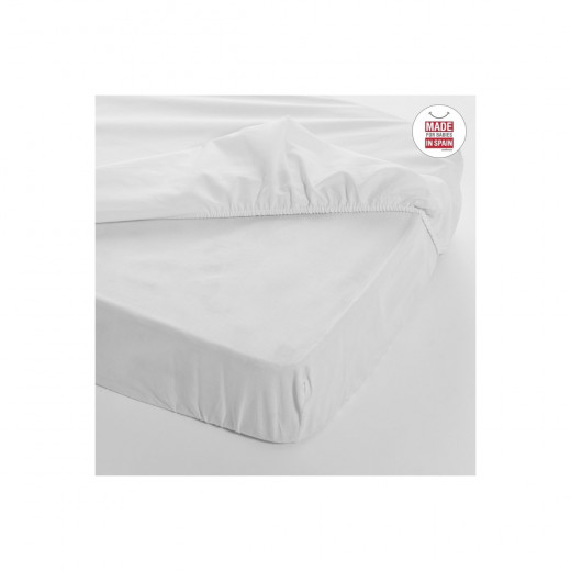 Cambrass - Fitted Sheet - Cot 60x120x1 cm White